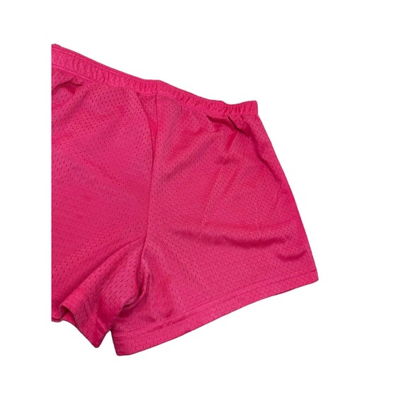 Girls Shorts Mesh Size 14 Justice Pink Grey Sports Gym Bottoms - Picture 2 of 9